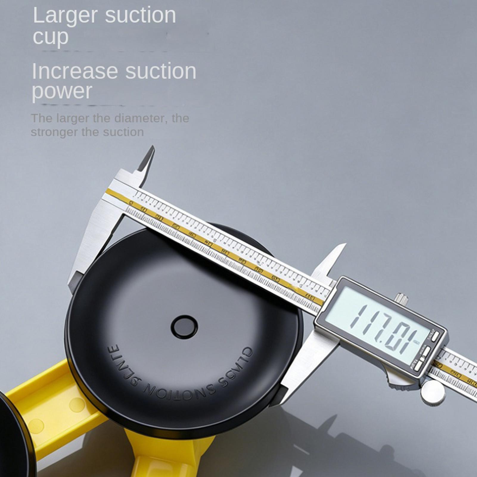 ガラス用吸盤、強力真空プレートハンドル、タイル床、車のドアミ - Door Handle のレビューと価格