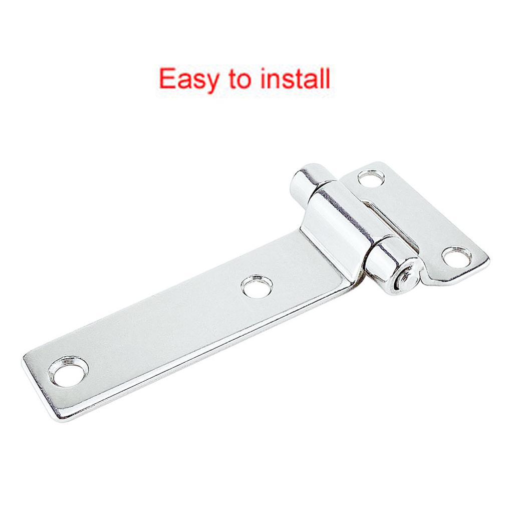 マリングレードステンレススチール製T型ヒンジ シルバーポリッ - Cabinet Hinges のレビューと価格