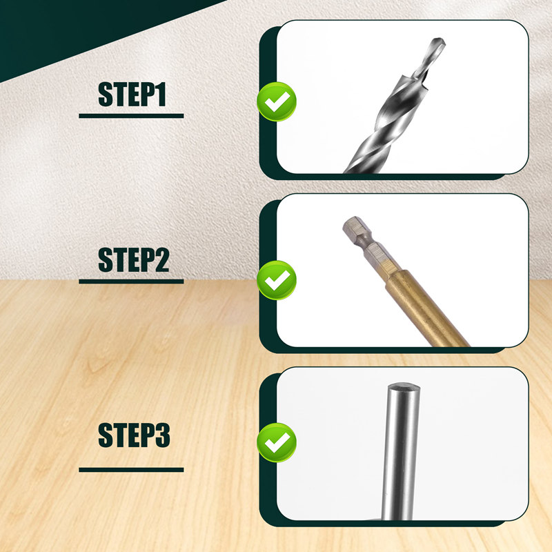 2 個 45661 インチ六角シャンクポケットホールドリルビ - Drill Bits のレビューと価格